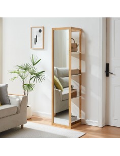 garderobe entre indretning reol træ