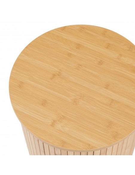 sofabord sidebord træ stuemøbler rundt