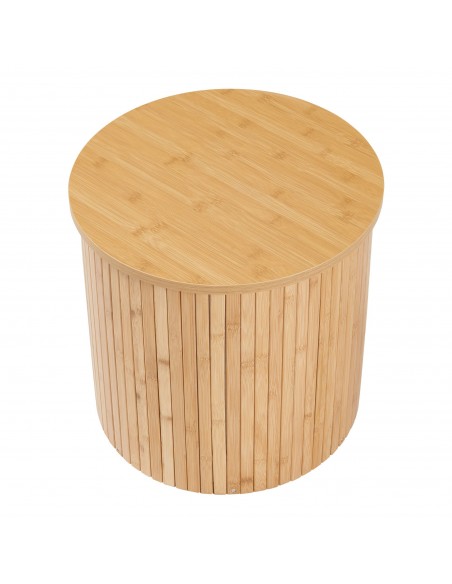 sofabord sidebord træ stuemøbler rundt
