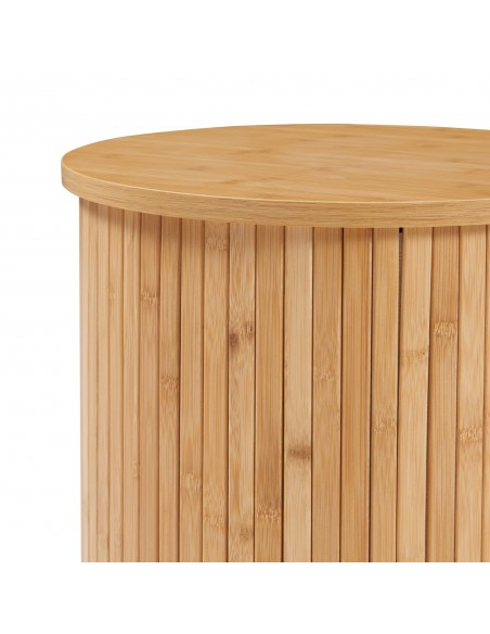sofabord sidebord træ stuemøbler rundt