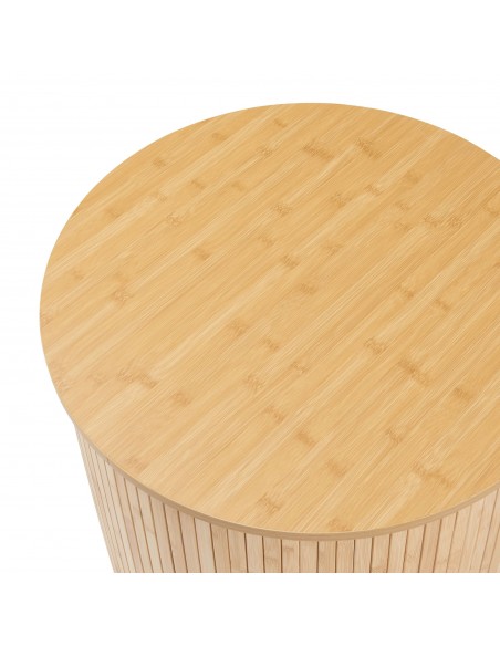 sofabord sidebord træ stuemøbler rundt