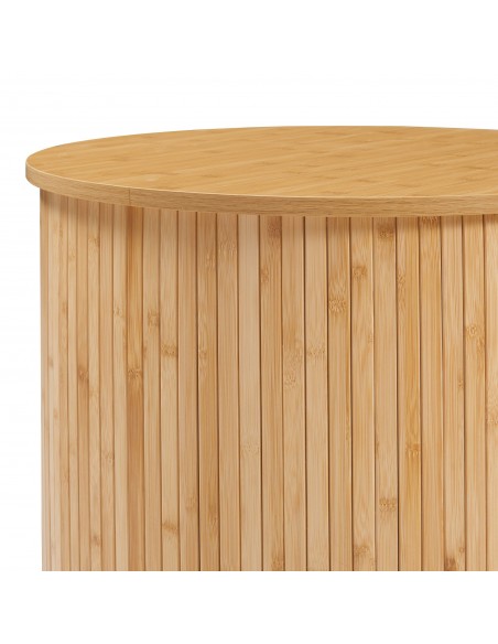 sofabord sidebord træ stuemøbler rundt