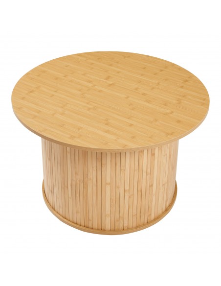 sofabord sidebord træ stuemøbler rundt