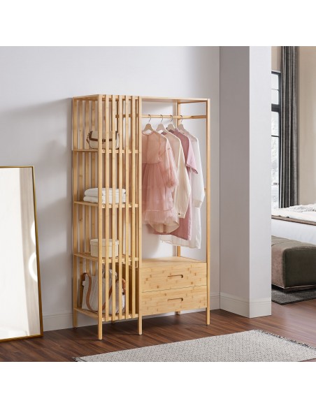 garderobe entre stativ tøjopbevaring opbevaring reol