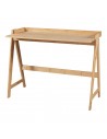 Skrivebord i bambus H75 - 81 x B107 x D47 cm - Natur