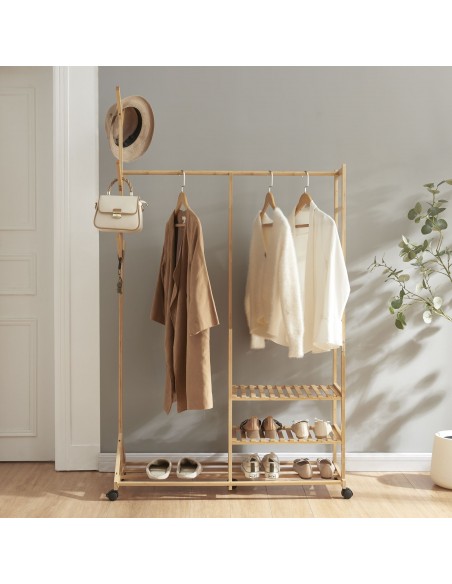 garderobe entre stativ tøjopbevaring opbevaring reol
