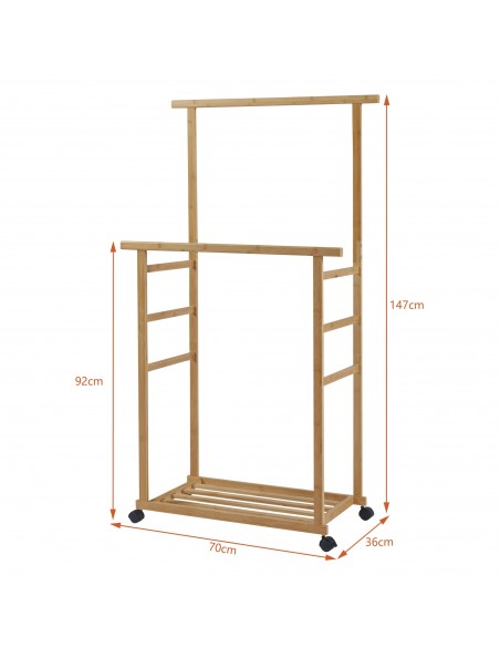 garderobe entre stativ tøjopbevaring opbevaring reol