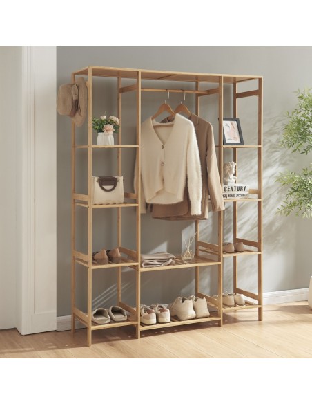 garderobe entre stativ tøjopbevaring opbevaring reol