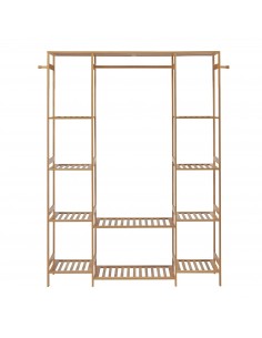 garderobe entre stativ tøjopbevaring opbevaring reol 2