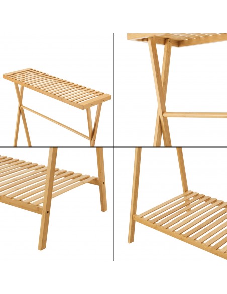 garderobe entre stativ tøjopbevaring opbevaring reol