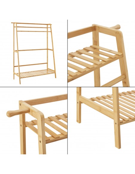 garderobe entre stativ tøjopbevaring opbevaring reol
