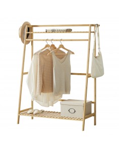 garderobe entre stativ tøjopbevaring opbevaring reol 2