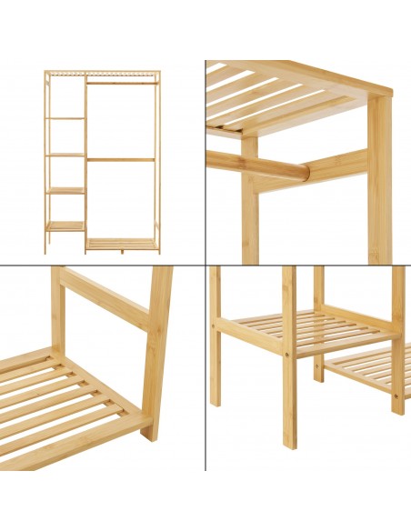 garderobe entre stativ tøjopbevaring opbevaring reol