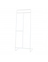 Garderobe stativ i stål 166 x 63 x 48 cm - Hvid