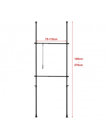 garderobe entre stativ tøjopbevaring opbevaring
