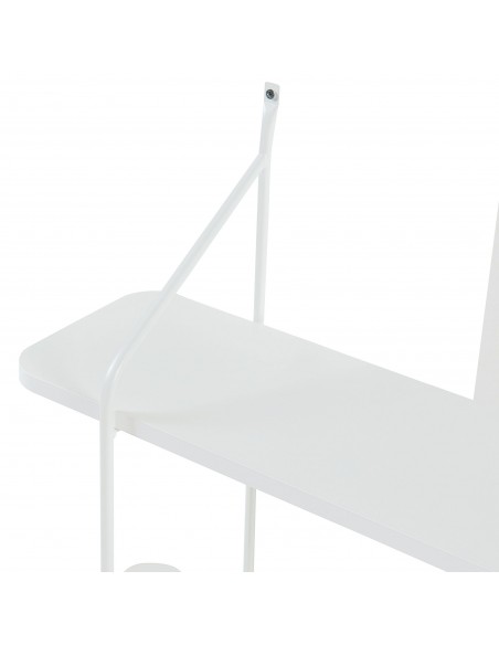 moderne hylde string hvid metal