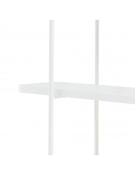 moderne hylde string hvid metal