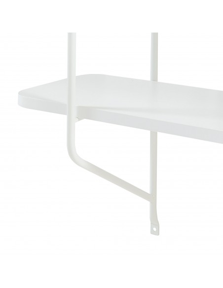 moderne hylde string hvid metal