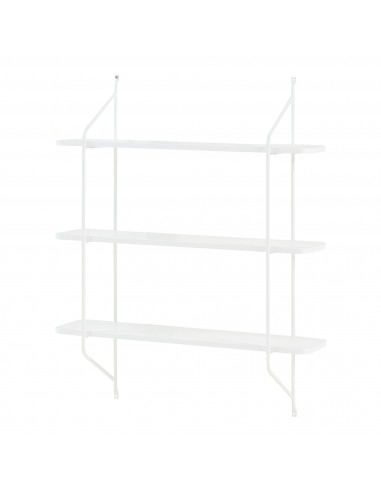 moderne hylde string hvid metal