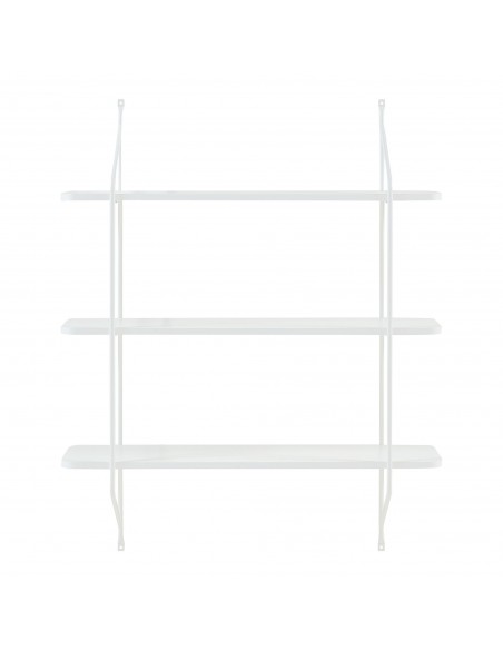 moderne hylde string hvid metal