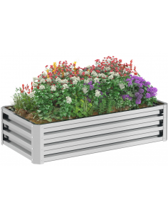 højbed stål grå 2