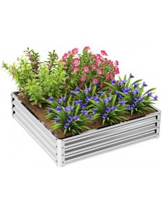 højbed stål grå 2