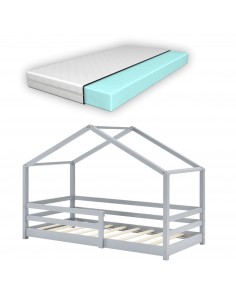 børneseng husseng hus træ indretning til børneværelset koldskum