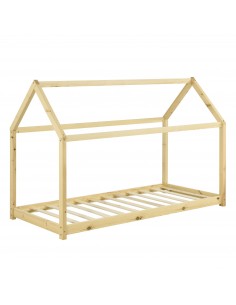 børneseng husseng hus træ indretning til børneværelset hvid