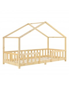 børneseng husseng hus træ indretning til børneværelset hvid 90 200