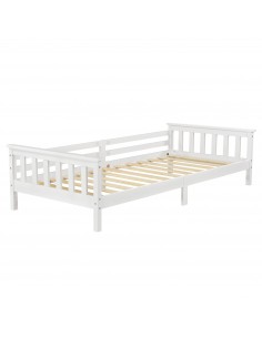 børneseng træ indretning til børneværelset hvid 90 200