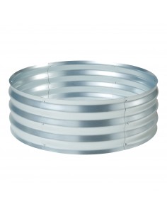 højbed stål grå rundt