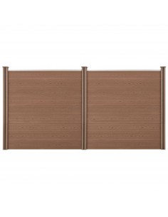 Hegn i komposit vedligeholdelsesfrit havehegn plankeværk have terrasse hund