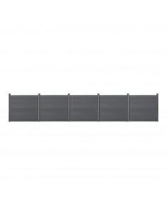 Hegn i komposit vedligeholdelsesfrit havehegn plankeværk have terrasse hund