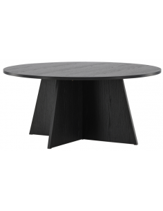 sofabord sort rundt runde