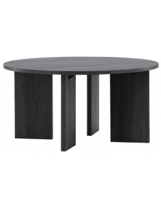 sofabord sort rundt runde