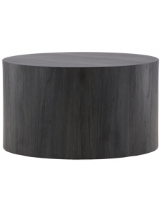 sofabord sort rundt runde