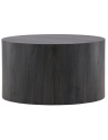 YORK Rundt sofabord i mdf H45 x Ø80 cm - Gråsort