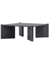 ROGA Sofabord i mdf H40 x B100 x D100 cm - Gråsort