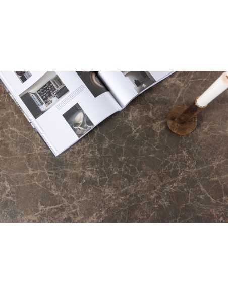 sofabord brun marmor firkantet