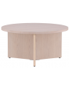 SALTO Rundt sofabord i mdf H32,5 x Ø65 cm - Hvidpudset