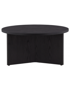 sofabord rundt runde sort 2
