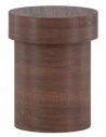 MALU Rundt sidebord i mdf H45 x Ø35 cm - Brun