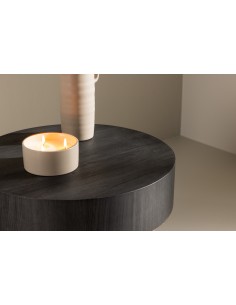 sofabord sidebord rundt stuemøbler træ søjle 2