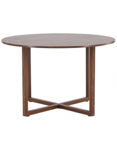 Spisebord træ 120 rundt moderne design 2