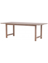 COUNT Spisebord i mdf 220 x 100 cm - Brun natur
