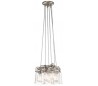 Brinley 6 Loftlampe Ø30,5 cm 6 x E27 - Børstet nikkel