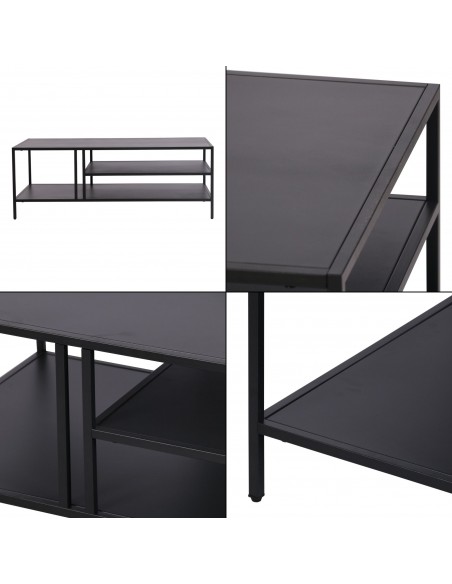 sofabord sidebord sort stuemøbler
