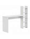 Skrivebord i møbelplade H74 - 120 x B150 x D45 cm - Hvid