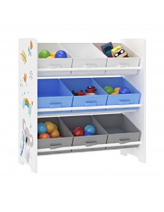 reol til børn børneværelse indretning koala kasser opbevaring legetøj