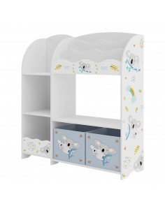 reol til børn børneværelse indretning koala kasser opbevaring legetøj 2